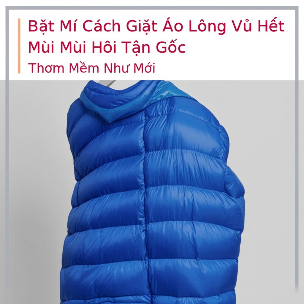 Hình minh họa cho bài viết: Bật Mí Cách Giặt Áo Lông Vũ Hết Mùi Hôi Tận Gốc, Thơm Mềm Như Mới