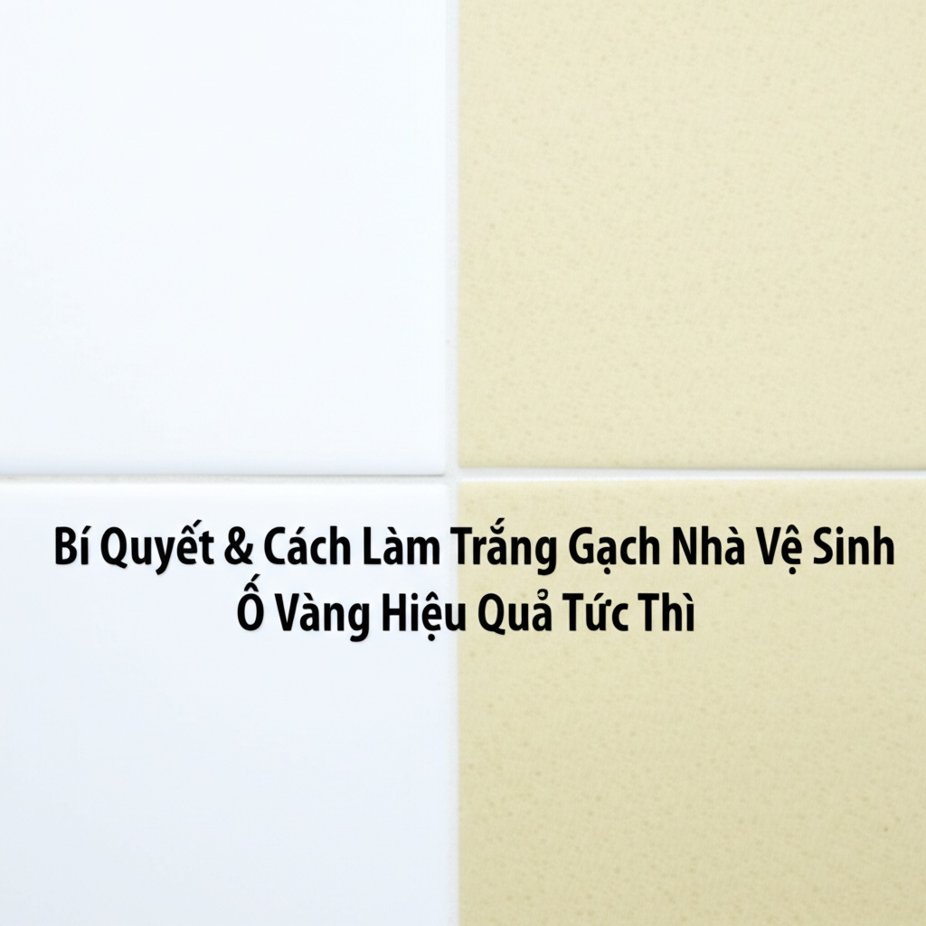 Hình minh họa cho bài viết: Bí Quyết & Cách Làm Trắng Gạch Nhà Vệ Sinh Ố Vàng Hiệu Quả Tức Thì