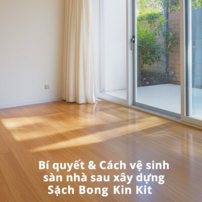 Bí quyết & Cách vệ sinh sàn nhà sau xây dựng Sạch Bong Kin Kít