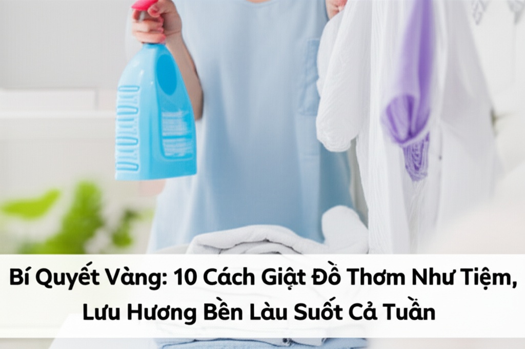 Hình minh họa cho bài viết: Bí Quyết Vàng: 10 Cách Giặt Đồ Thơm Như Tiệm, Lưu Hương Bền Lâu Suốt Cả Tuần