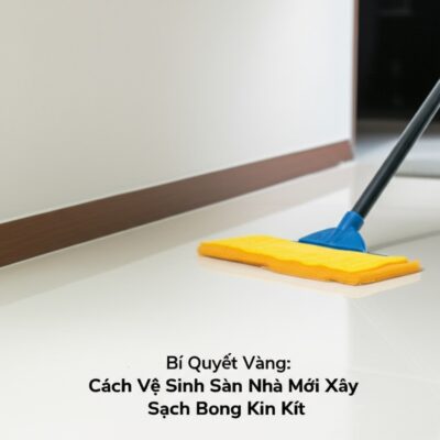 Bí Quyết Vàng: Cách Vệ Sinh Sàn Nhà Mới Xây Sạch Bong Kin Kít