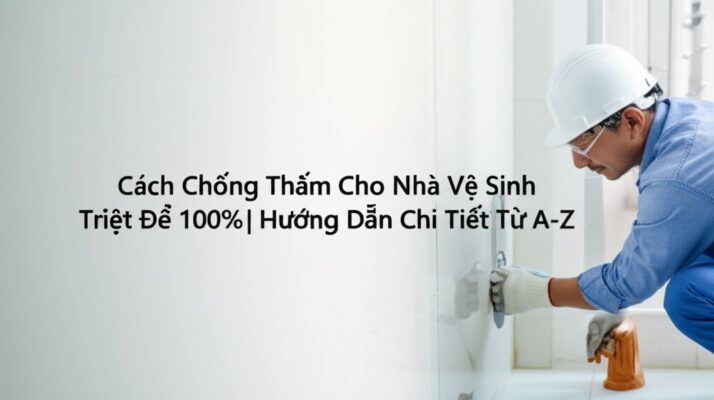Cách Chống Thấm Cho Nhà Vệ Sinh Triệt Để 100% | Hướng Dẫn Chi Tiết Từ A-Z