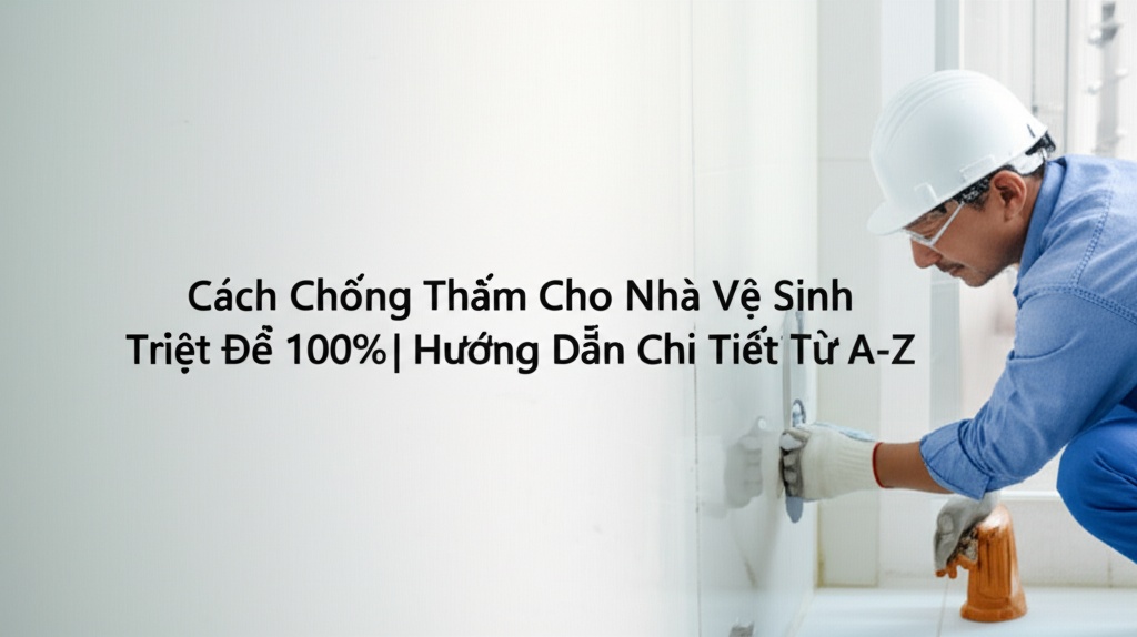 Hình minh họa cho bài viết: Cách Chống Thấm Cho Nhà Vệ Sinh Triệt Để 100% | Hướng Dẫn Chi Tiết Từ A-Z