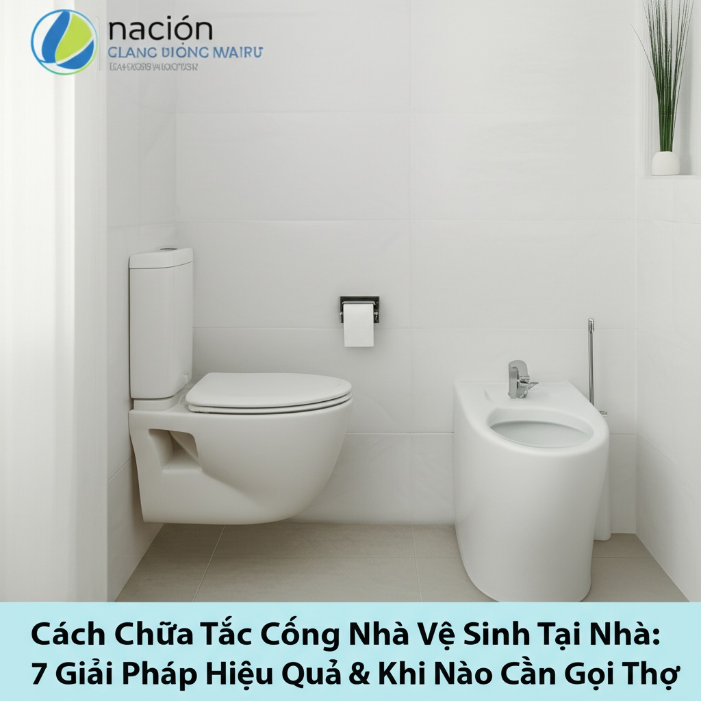 Hình minh họa cho bài viết: Cách Chữa Tắc Cống Nhà Vệ Sinh Tại Nhà: 7 Giải Pháp Hiệu Quả & Khi Nào Cần Gọi Thợ