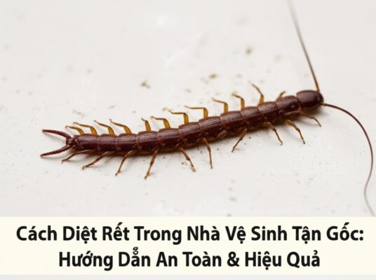 Cách Diệt Rết Trong Nhà Vệ Sinh Tận Gốc: Hướng Dẫn An Toàn & Hiệu Quả