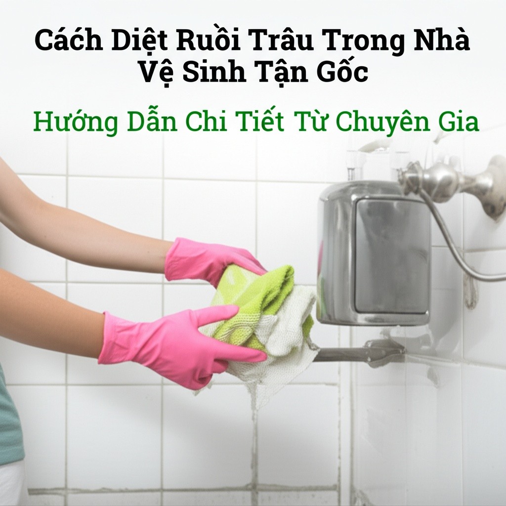 Hình minh họa cho bài viết: Cách Diệt Ruồi Trâu Trong Nhà Vệ Sinh Tận Gốc: Hướng Dẫn Chi Tiết Từ Chuyên Gia