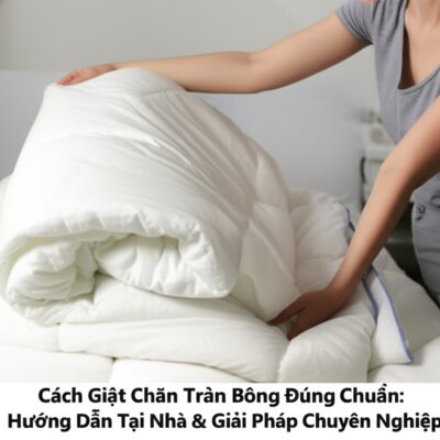 Cách Giặt Chăn Trần Bông Đúng Chuẩn: Hướng Dẫn Tại Nhà & Giải Pháp Chuyên Nghiệp