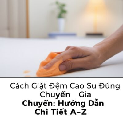Cách Giặt Đệm Cao Su Đúng Chuẩn Chuyên Gia: Hướng Dẫn Chi Tiết A-Z
