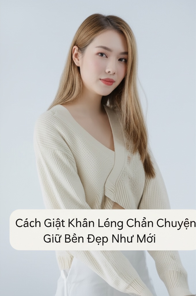 Hình minh họa cho bài viết: Cách Giặt Khăn Len Đúng Chuẩn Chuyên Gia: Giữ Bền Đẹp Như Mới