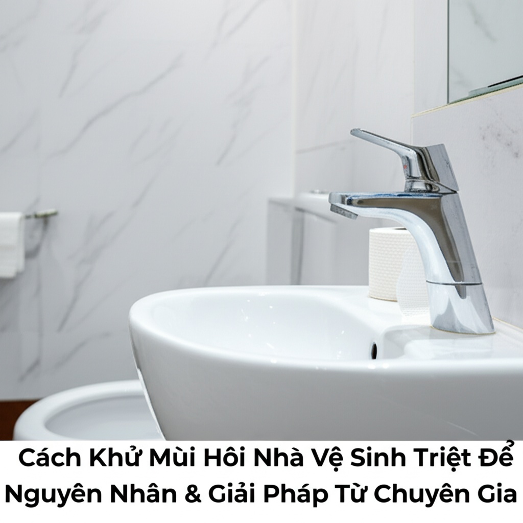 Hình minh họa cho bài viết: Cách Khử Mùi Hôi Nhà Vệ Sinh Triệt Để: Nguyên Nhân & Giải Pháp Từ Chuyên Gia