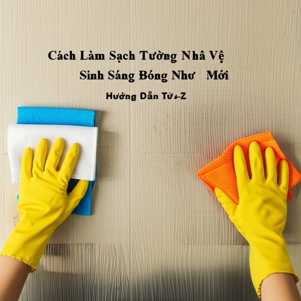 Hình minh họa cho bài viết: Cách Làm Sạch Tường Nhà Vệ Sinh Sáng Bóng Như Mới: Hướng Dẫn Từ A-Z