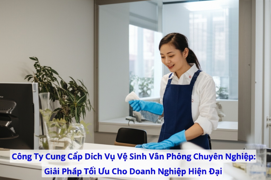 Hình minh họa cho bài viết: Công Ty Cung Cấp Dịch Vụ Vệ Sinh Văn Phòng Chuyên Nghiệp: Giải Pháp Tối Ưu Cho Doanh Nghiệp Hiện Đại