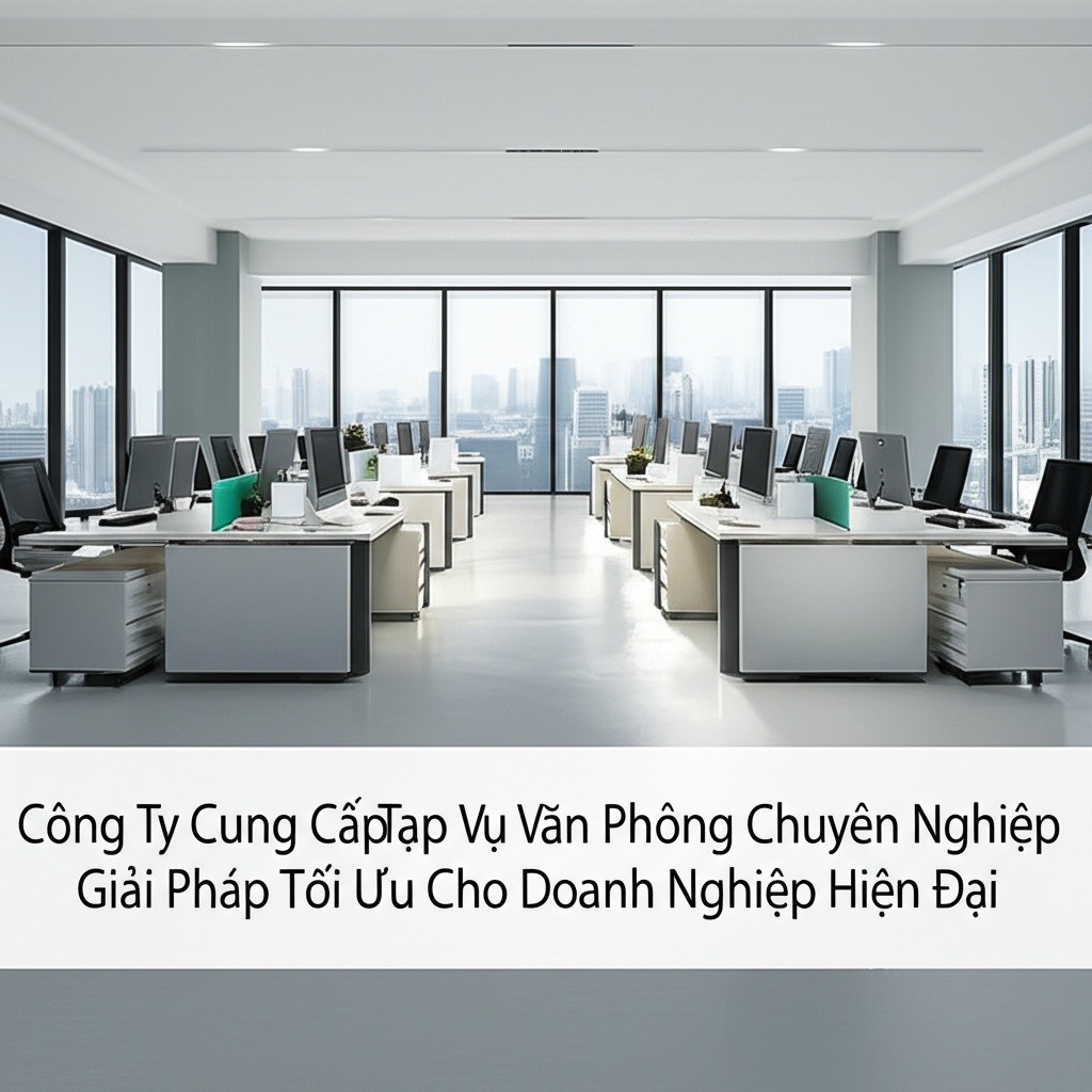 Hình minh họa cho bài viết: Công Ty Cung Cấp Tạp Vụ Văn Phòng Chuyên Nghiệp: Giải Pháp Tối Ưu Cho Doanh Nghiệp Hiện Đại