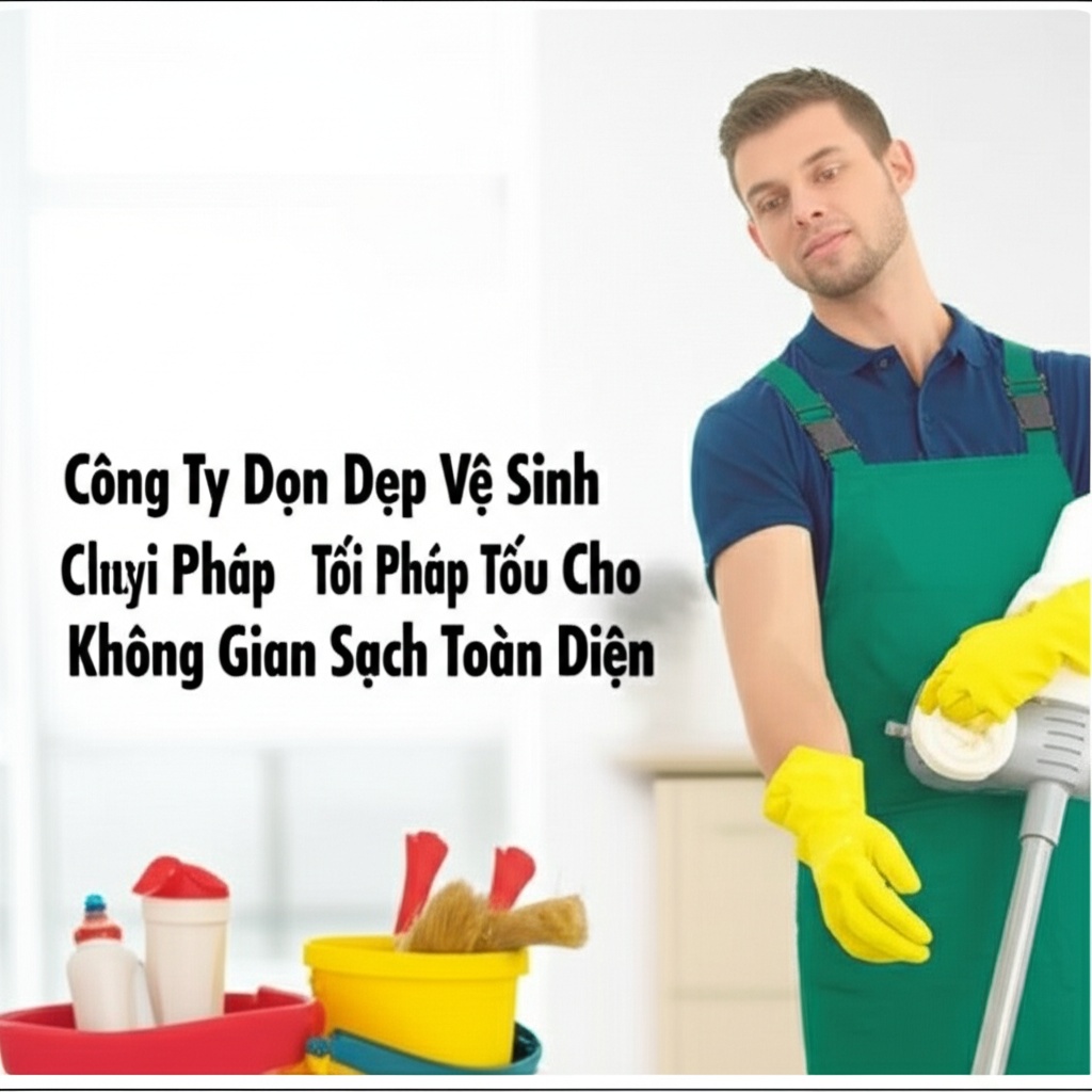 Hình minh họa cho bài viết: Công Ty Dọn Dẹp Vệ Sinh Chuyên Nghiệp: Giải Pháp Tối Ưu Cho Không Gian Sạch Toàn Diện