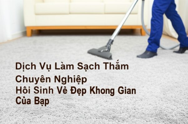 Dịch Vụ Làm Sạch Thảm Chuyên Nghiệp: Hồi Sinh Vẻ Đẹp Không Gian Của Bạn
