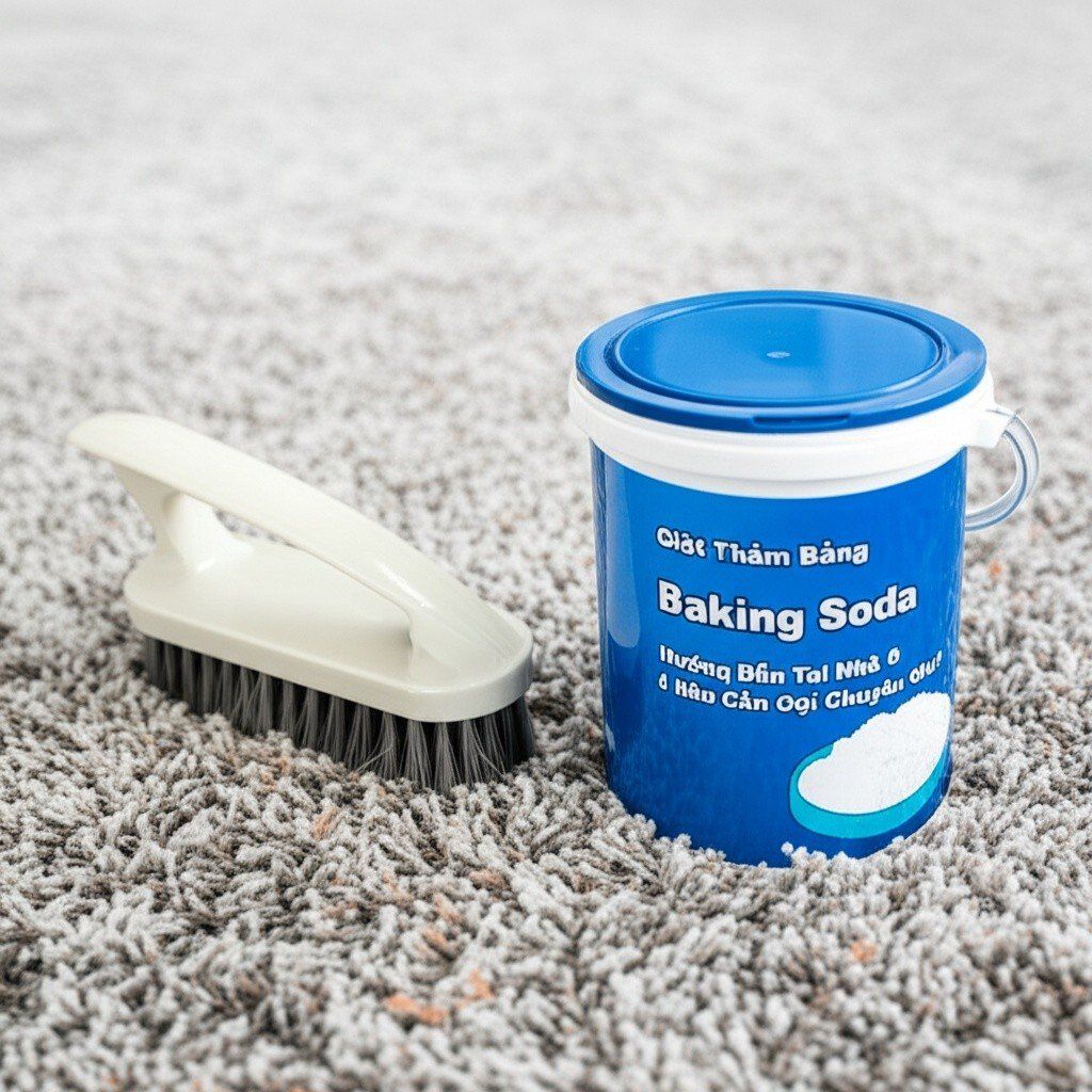 Hình minh họa cho bài viết: Giặt Thảm Bằng Baking Soda: Hướng Dẫn Tại Nhà & Khi Nào Cần Gọi Chuyên Gia?