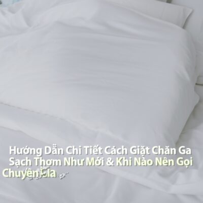 Hướng Dẫn Chi Tiết Cách Giặt Chăn Ga Sạch Thơm Như Mới & Khi Nào Nên Gọi Chuyên Gia