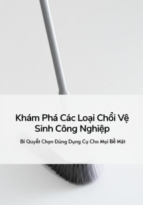 Khám Phá Các Loại Chổi Vệ Sinh Công Nghiệp: Bí Quyết Chọn Đúng Dụng Cụ Cho Mọi Bề Mặt