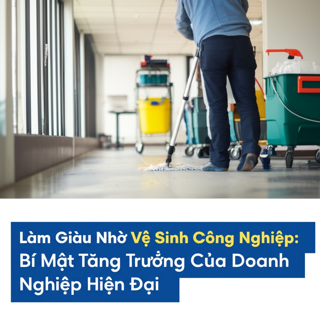 Hình minh họa cho bài viết: Làm Giàu Nhờ Vệ Sinh Công Nghiệp: Bí Mật Tăng Trưởng Của Doanh Nghiệp Hiện Đại