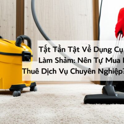 Tất Tần Tật Về Dụng Cụ Làm Sạch Thảm: Nên Tự Mua Hay Thuê Dịch Vụ Chuyên Nghiệp?