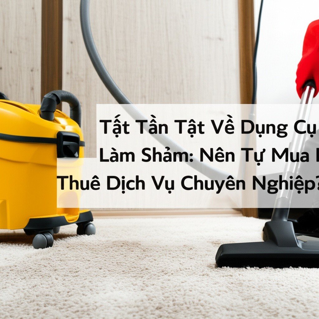 Hình minh họa cho bài viết: Tất Tần Tật Về Dụng Cụ Làm Sạch Thảm: Nên Tự Mua Hay Thuê Dịch Vụ Chuyên Nghiệp?