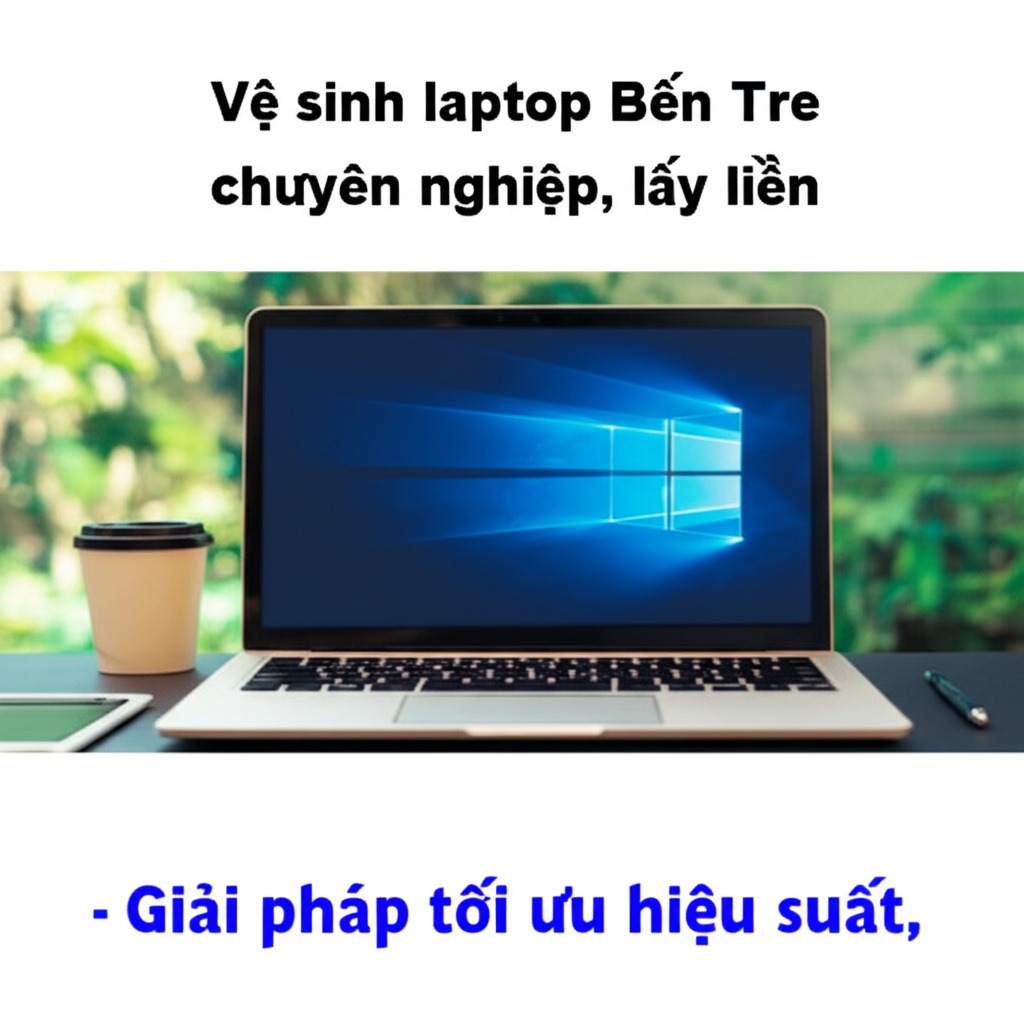 Hình minh họa cho bài viết: Vệ sinh laptop Bến Tre chuyên nghiệp, lấy liền - Giải pháp tối ưu hiệu suất